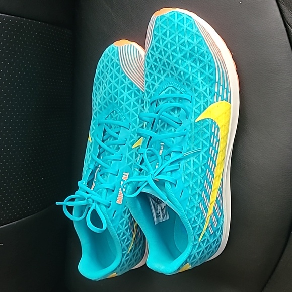 Nike Zoom Rival XC Track and Field Spikes Size 10 New Mens Blue/Yellow/Orange - Picture 1 of 7